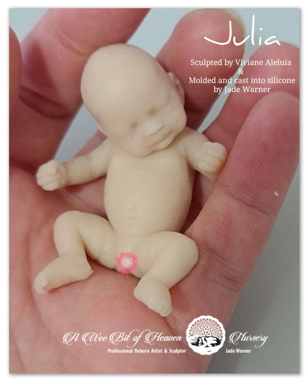 Julia Full Body Mini Silicone Baby by Viviane Aleluia