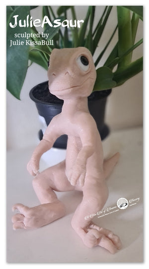 JulieAsaur Baby Dinosaur by Julie KissaBull - DEPOSIT ONLY