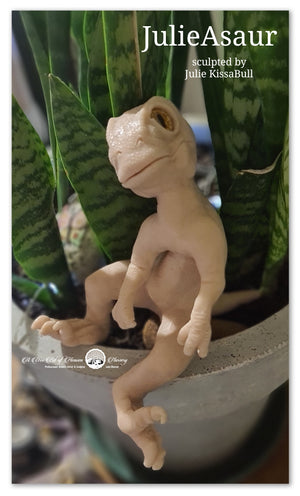 JulieAsaur Baby Dinosaur by Julie KissaBull - DEPOSIT ONLY