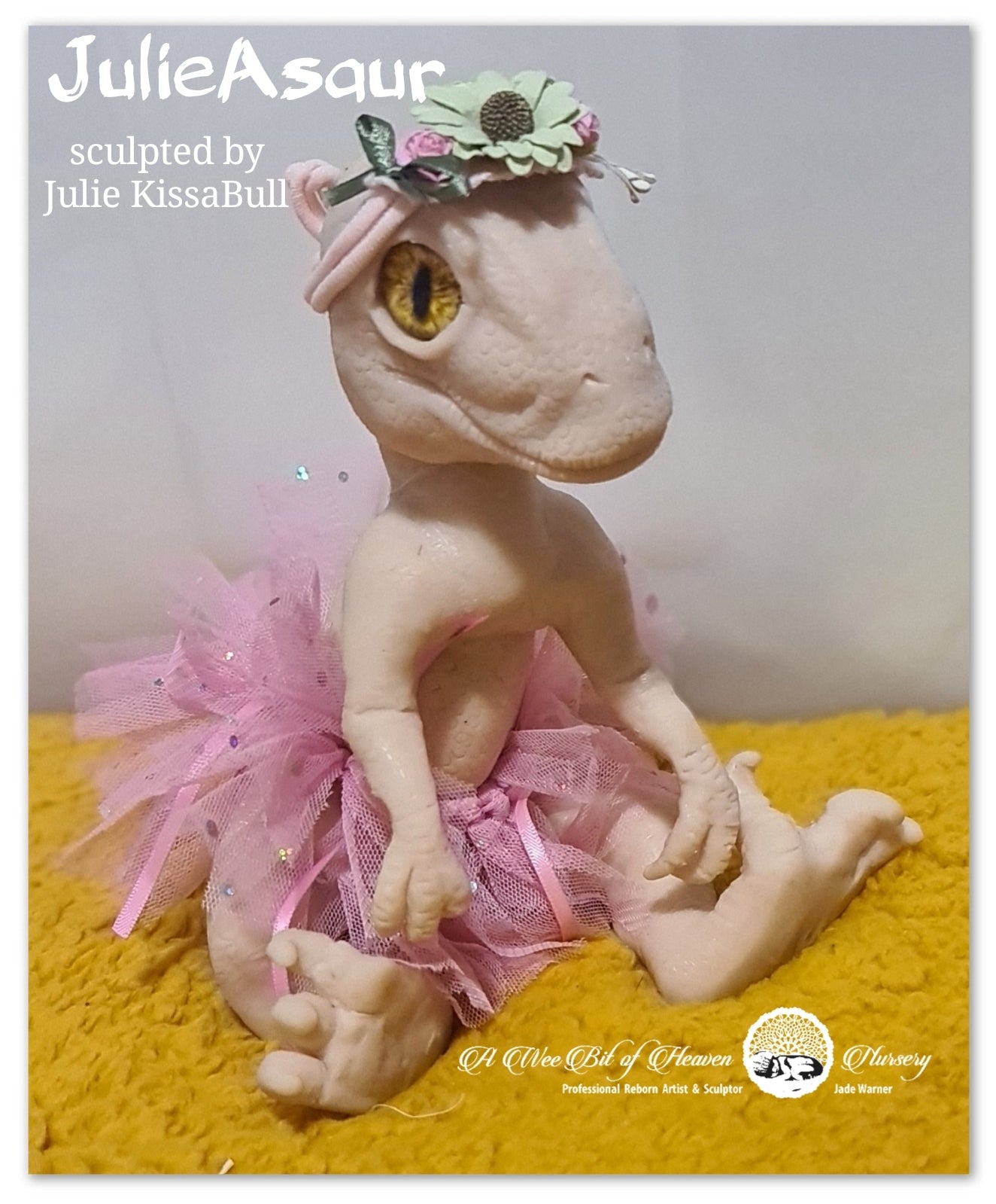 JulieAsaur Baby Dinosaur by Julie KissaBull - DEPOSIT ONLY