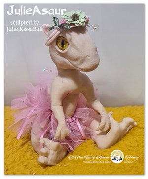 JulieAsaur Baby Dinosaur by Julie KissaBull - DEPOSIT ONLY