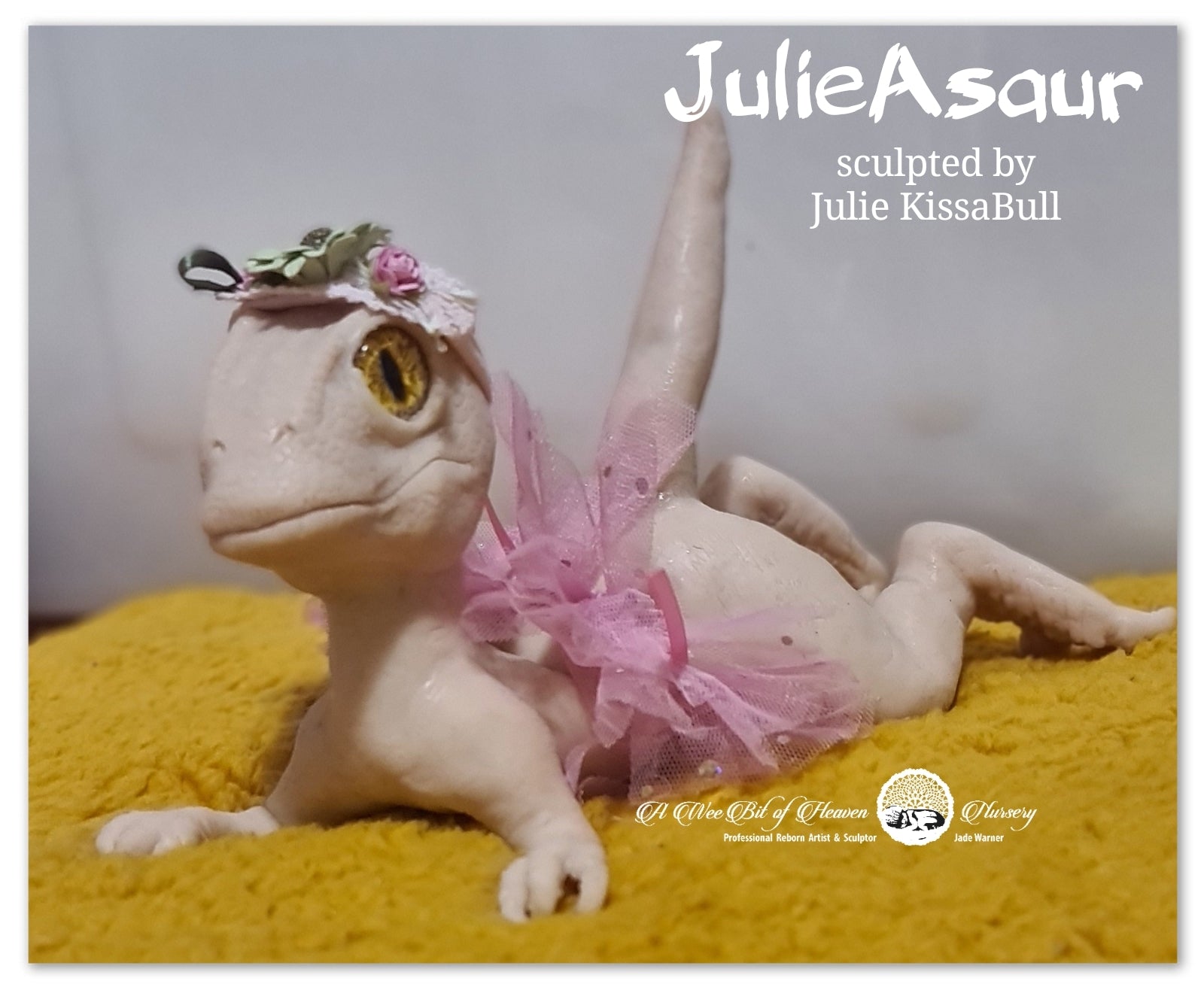 JulieAsaur Baby Dinosaur by Julie KissaBull - DEPOSIT ONLY