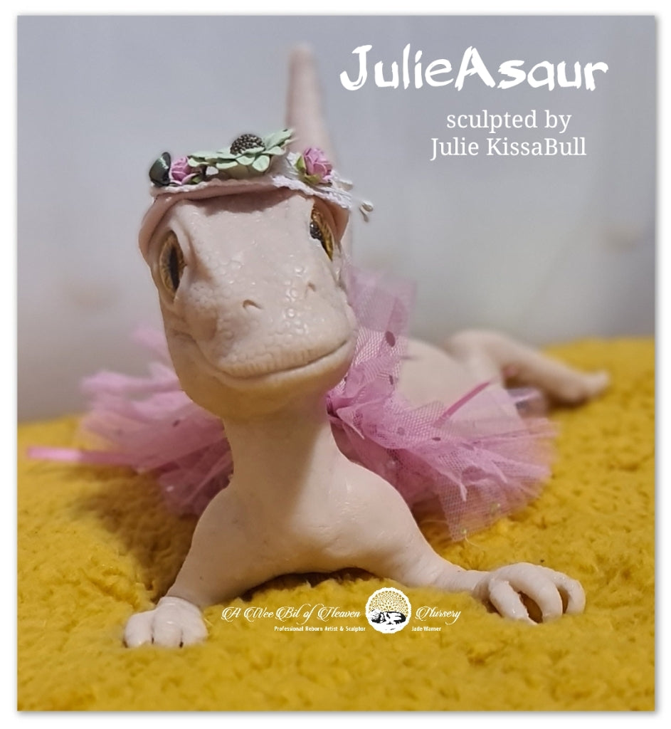 JulieAsaur Baby Dinosaur by Julie KissaBull - DEPOSIT ONLY