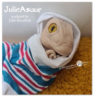 JulieAsaur Baby Dinosaur by Julie KissaBull - DEPOSIT ONLY