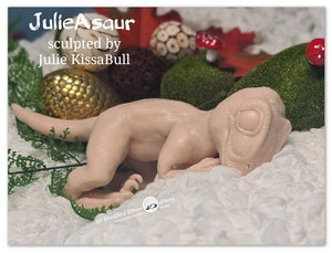 JulieAsaur Baby Dinosaur by Julie KissaBull - DEPOSIT ONLY