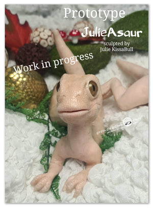 JulieAsaur Baby Dinosaur by Julie KissaBull - DEPOSIT ONLY