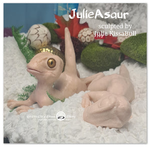 JulieAsaur Baby Dinosaur by Julie KissaBull - DEPOSIT ONLY