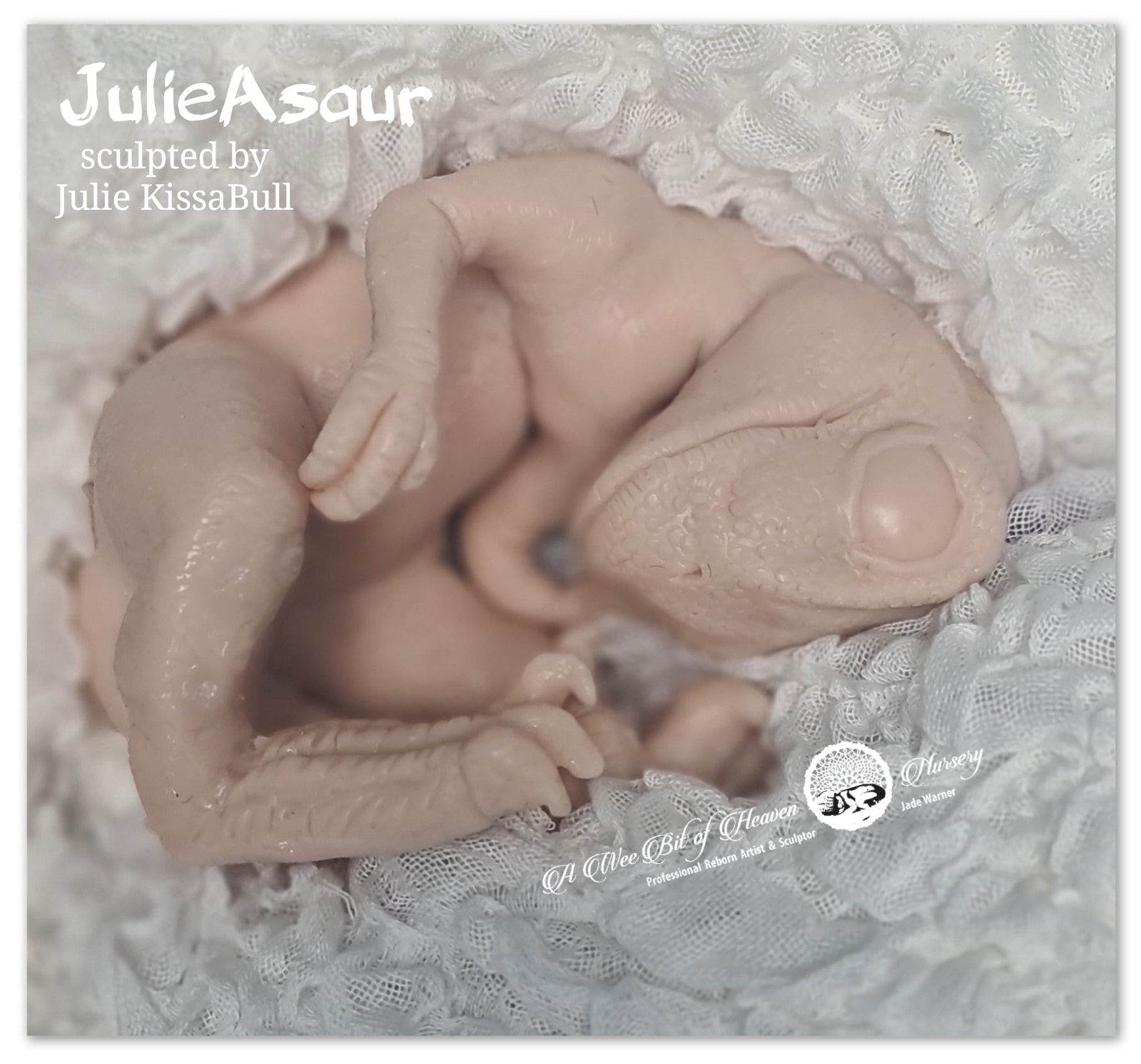 JulieAsaur Baby Dinosaur by Julie KissaBull - DEPOSIT ONLY