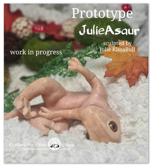 JulieAsaur Baby Dinosaur by Julie KissaBull - DEPOSIT ONLY