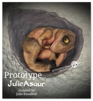 Prototype JulieAsaur  Full Body Silicone Baby Dinosaur Available