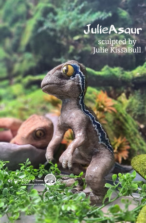 JulieAsaur Baby Dinosaur by Julie KissaBull - DEPOSIT ONLY