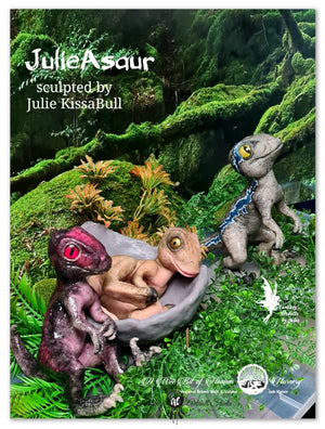 JulieAsaur Baby Dinosaur by Julie KissaBull - DEPOSIT ONLY