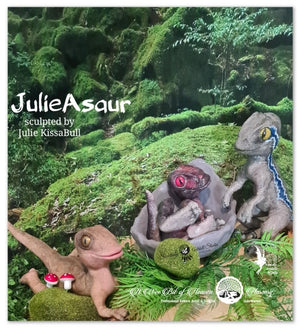 JulieAsaur Baby Dinosaur by Julie KissaBull - DEPOSIT ONLY