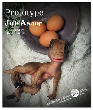 Prototype JulieAsaur  Full Body Silicone Baby Dinosaur Available