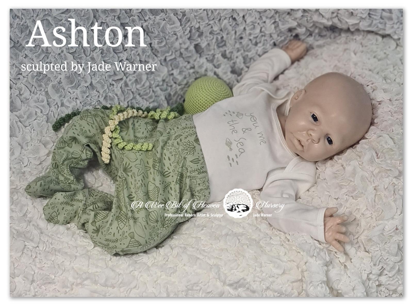 Ashton Full Body Silicone Baby by Jade Warner - Deposit Only