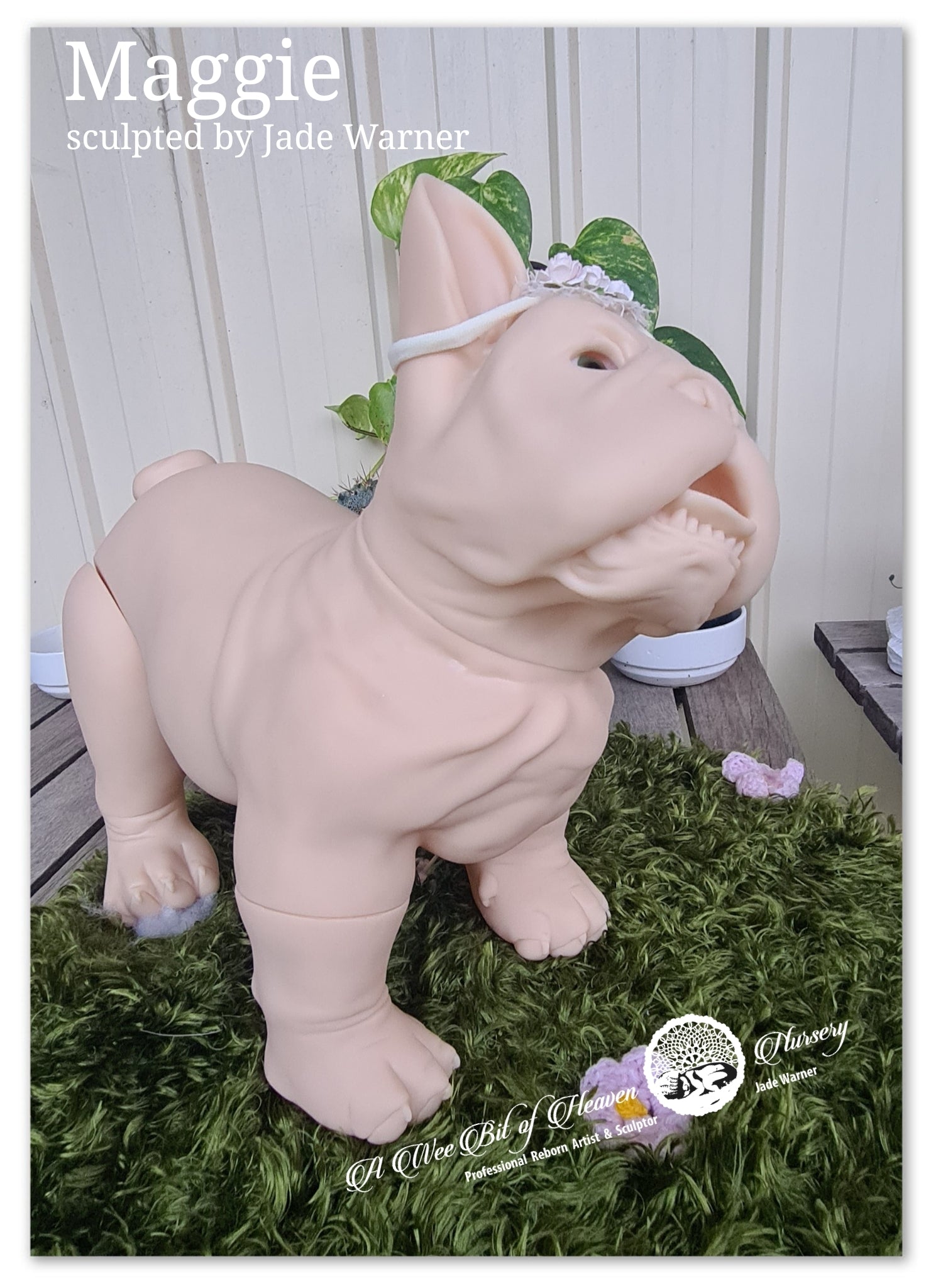 Maggie French Bulldog vinyl Kit by Jade Warner