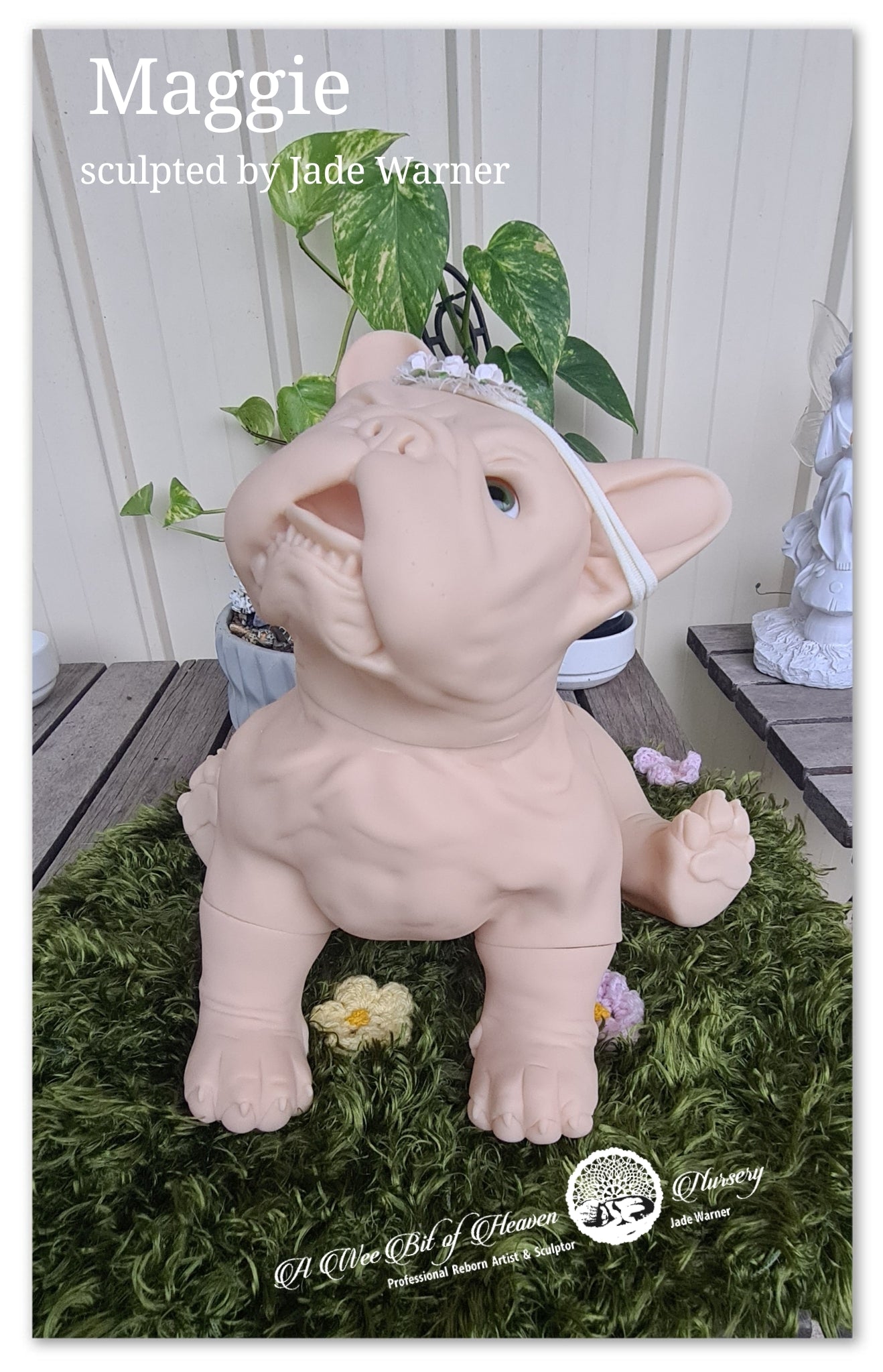 Maggie French Bulldog vinyl Kit by Jade Warner