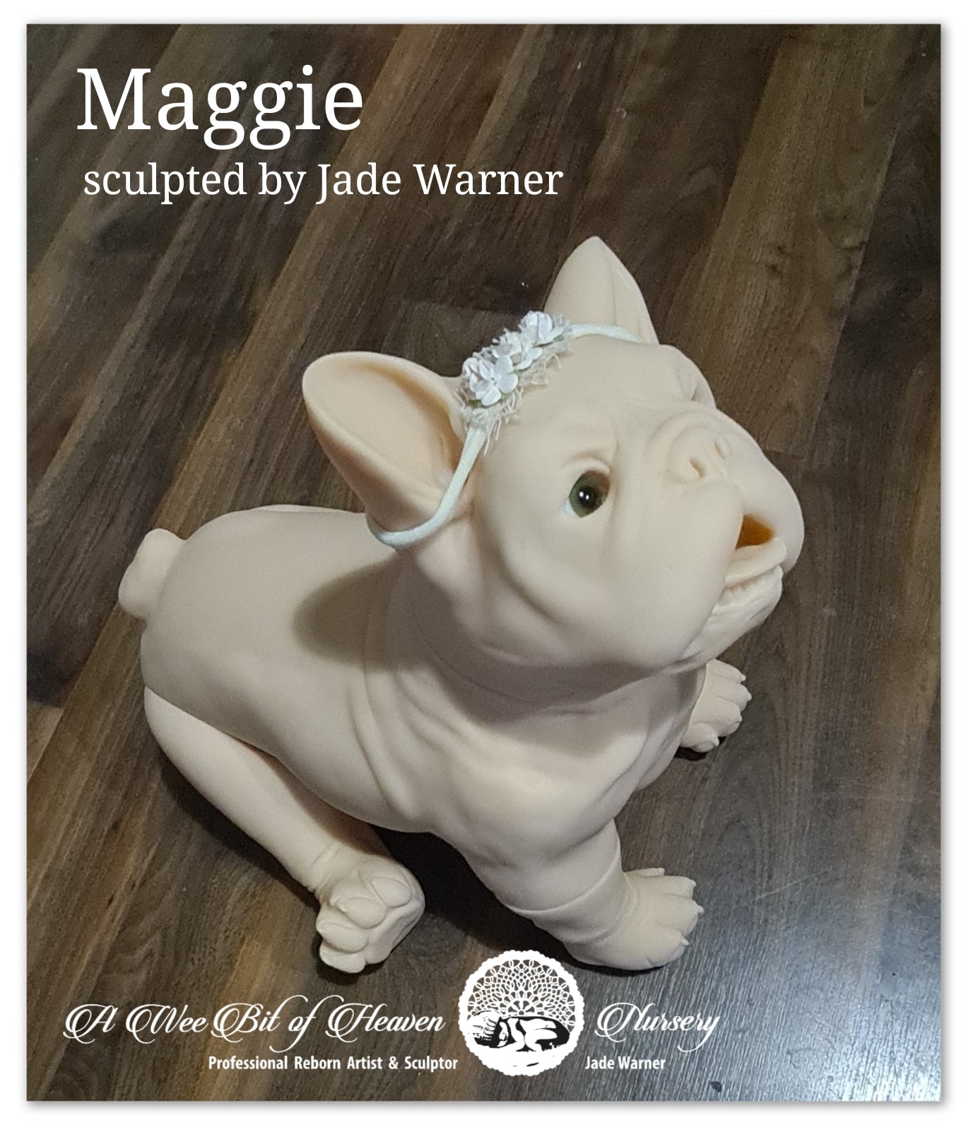 Maggie French Bulldog vinyl Kit by Jade Warner