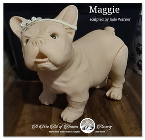 Maggie French Bulldog vinyl Kit by Jade Warner