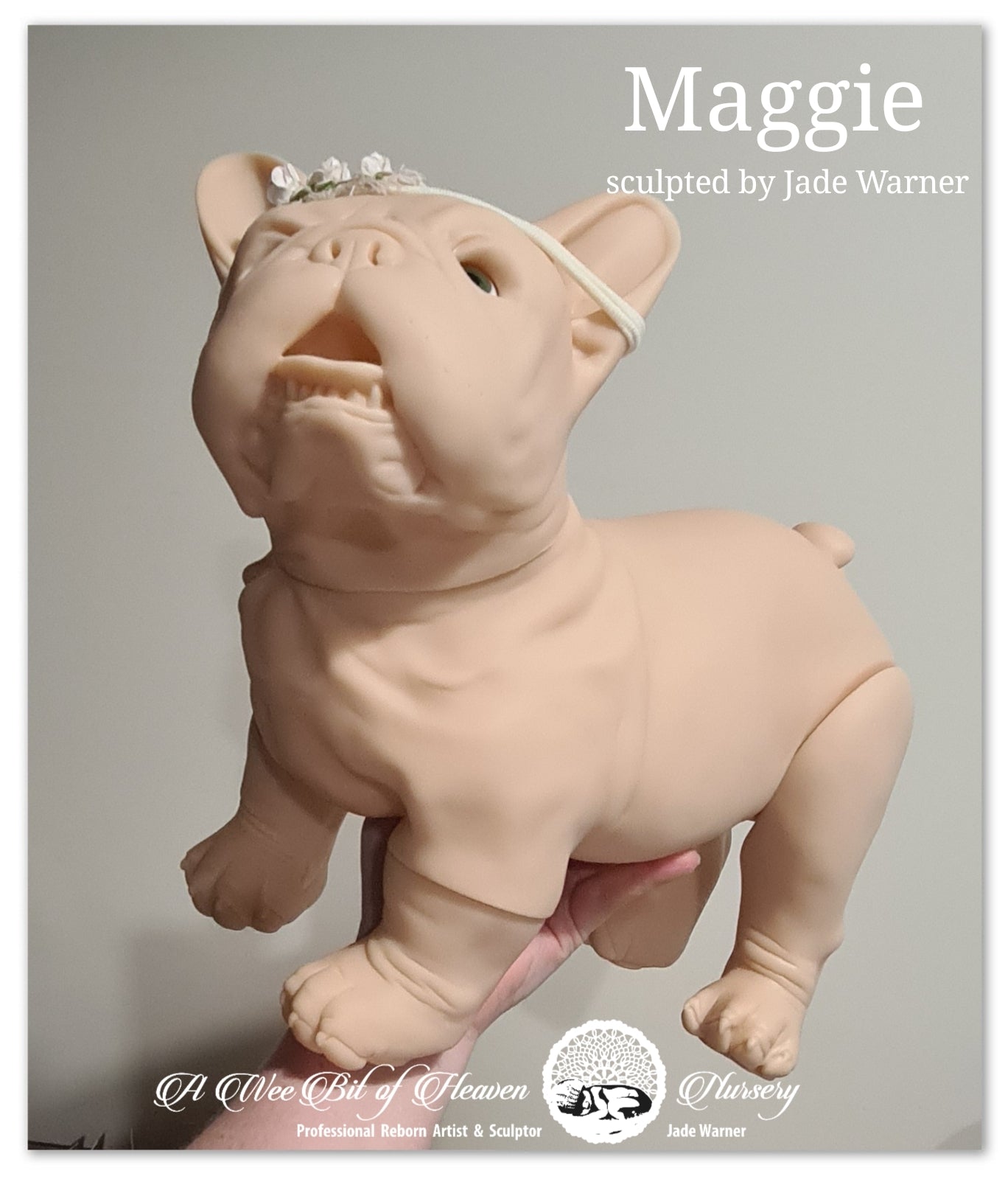 Maggie French Bulldog vinyl Kit by Jade Warner