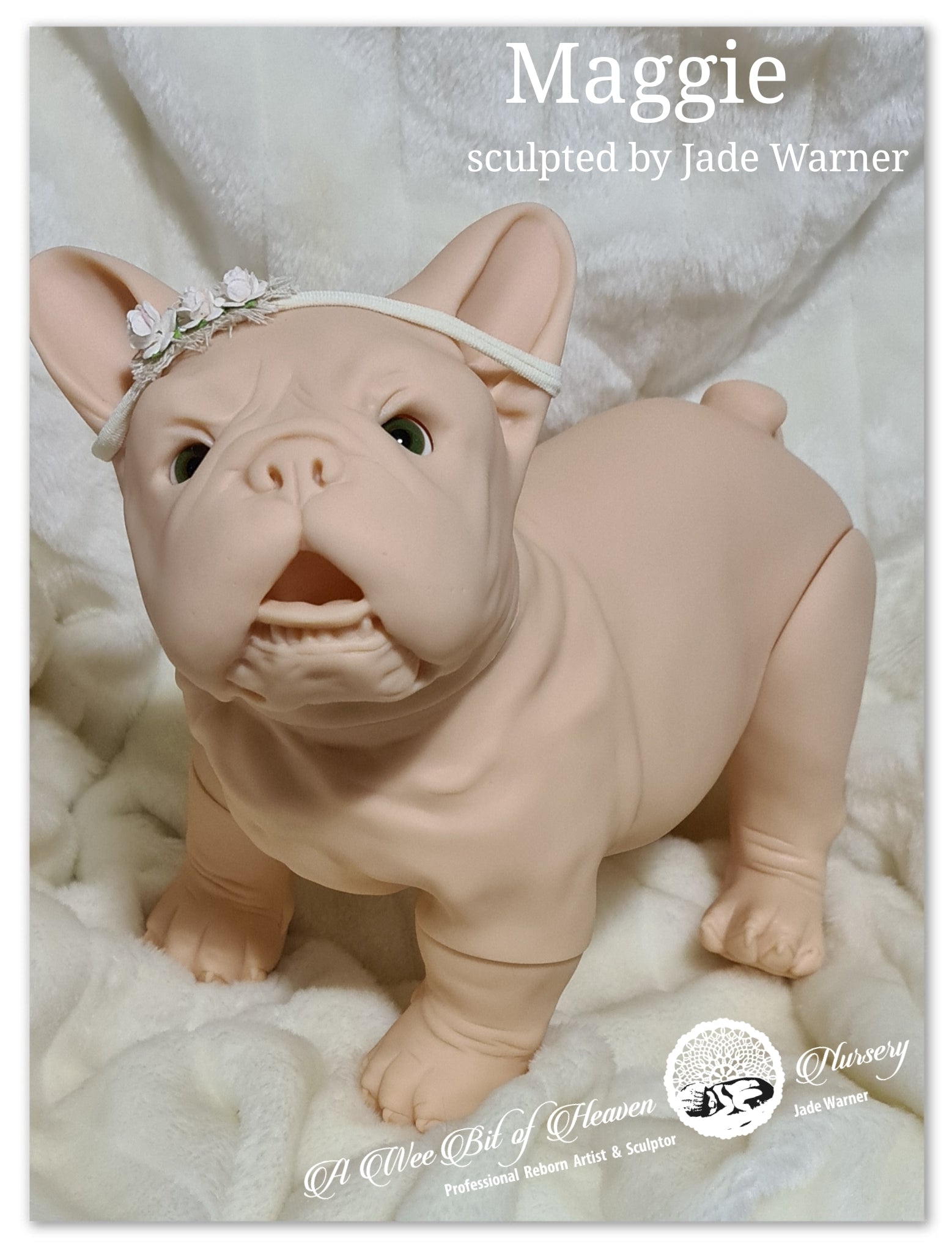 Maggie French Bulldog vinyl Kit by Jade Warner