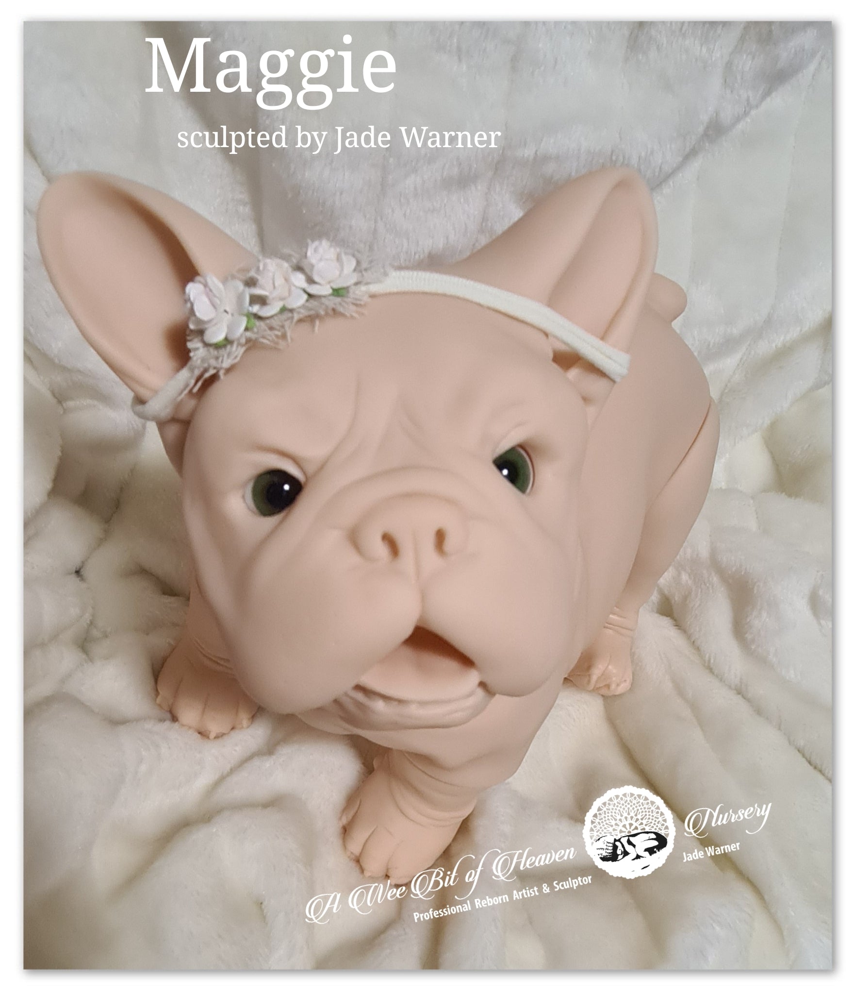 Maggie French Bulldog vinyl Kit by Jade Warner