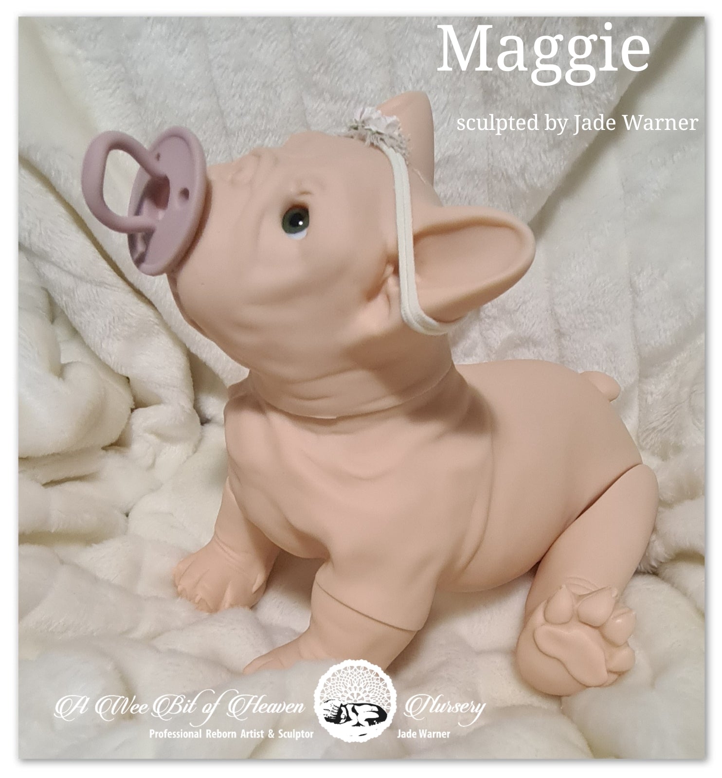 Maggie French Bulldog vinyl Kit by Jade Warner