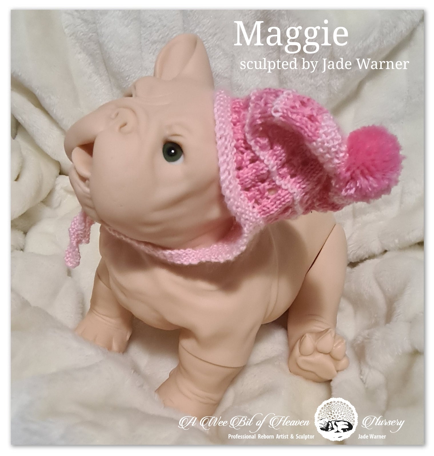 Maggie French Bulldog vinyl Kit by Jade Warner