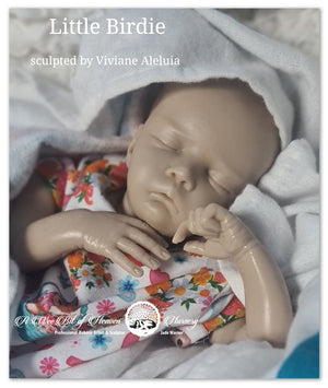 Little Birdie Silicone Un-Painted Kit Sculpted by Viviane Aleluia