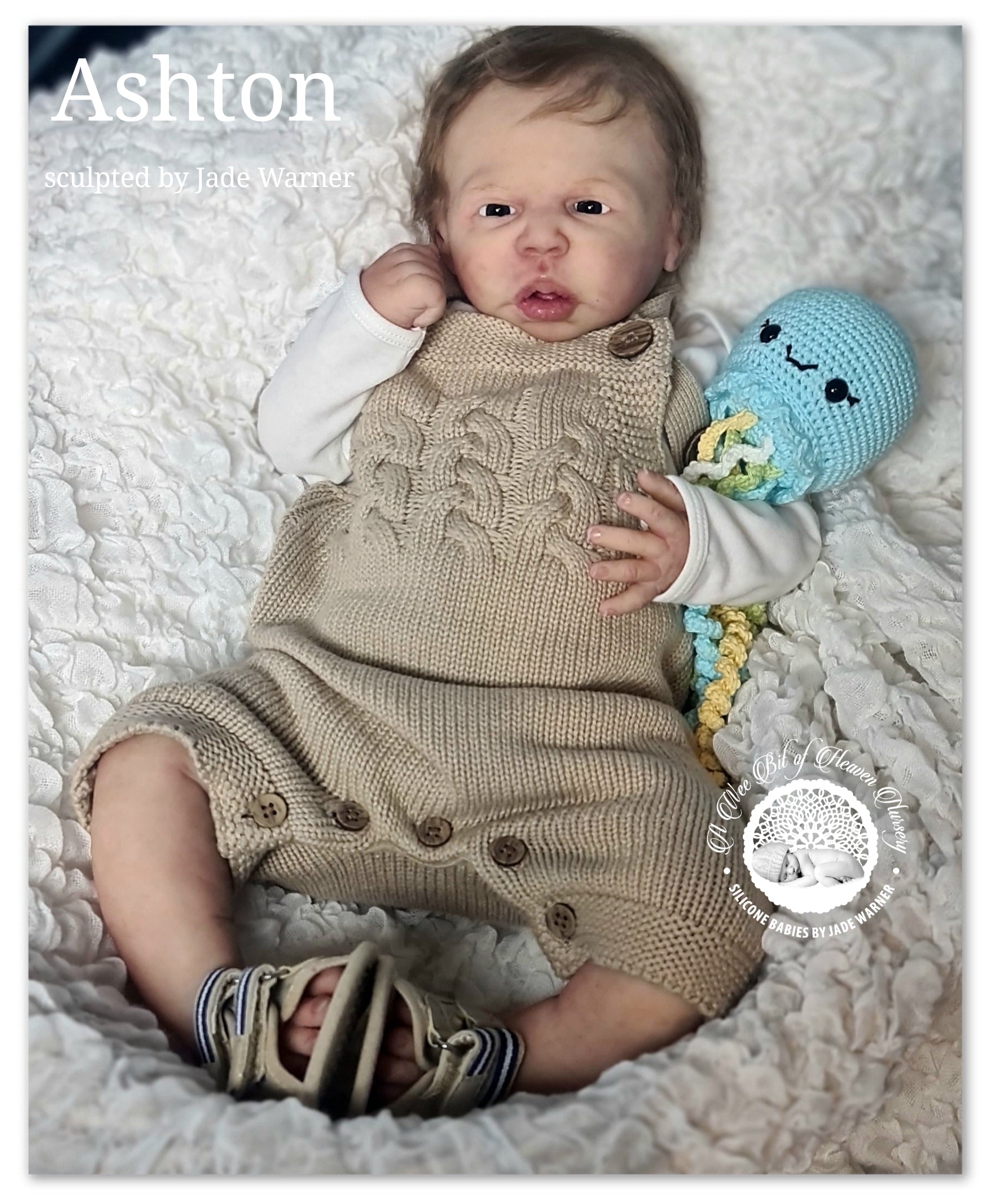 Ashton Full Body Silicone Baby by Jade Warner - Deposit Only