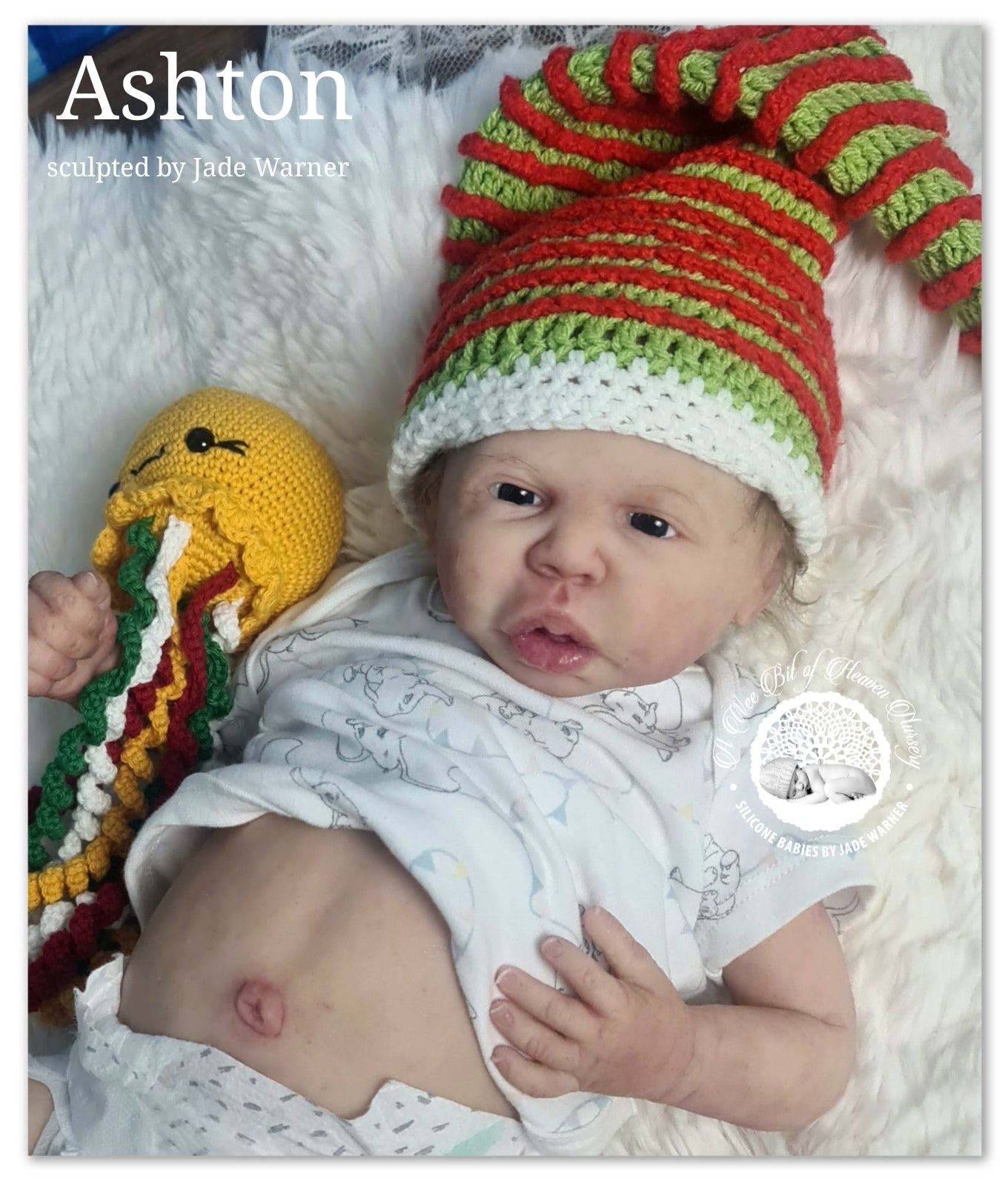 Ashton Full Body Silicone Baby by Jade Warner - Deposit Only