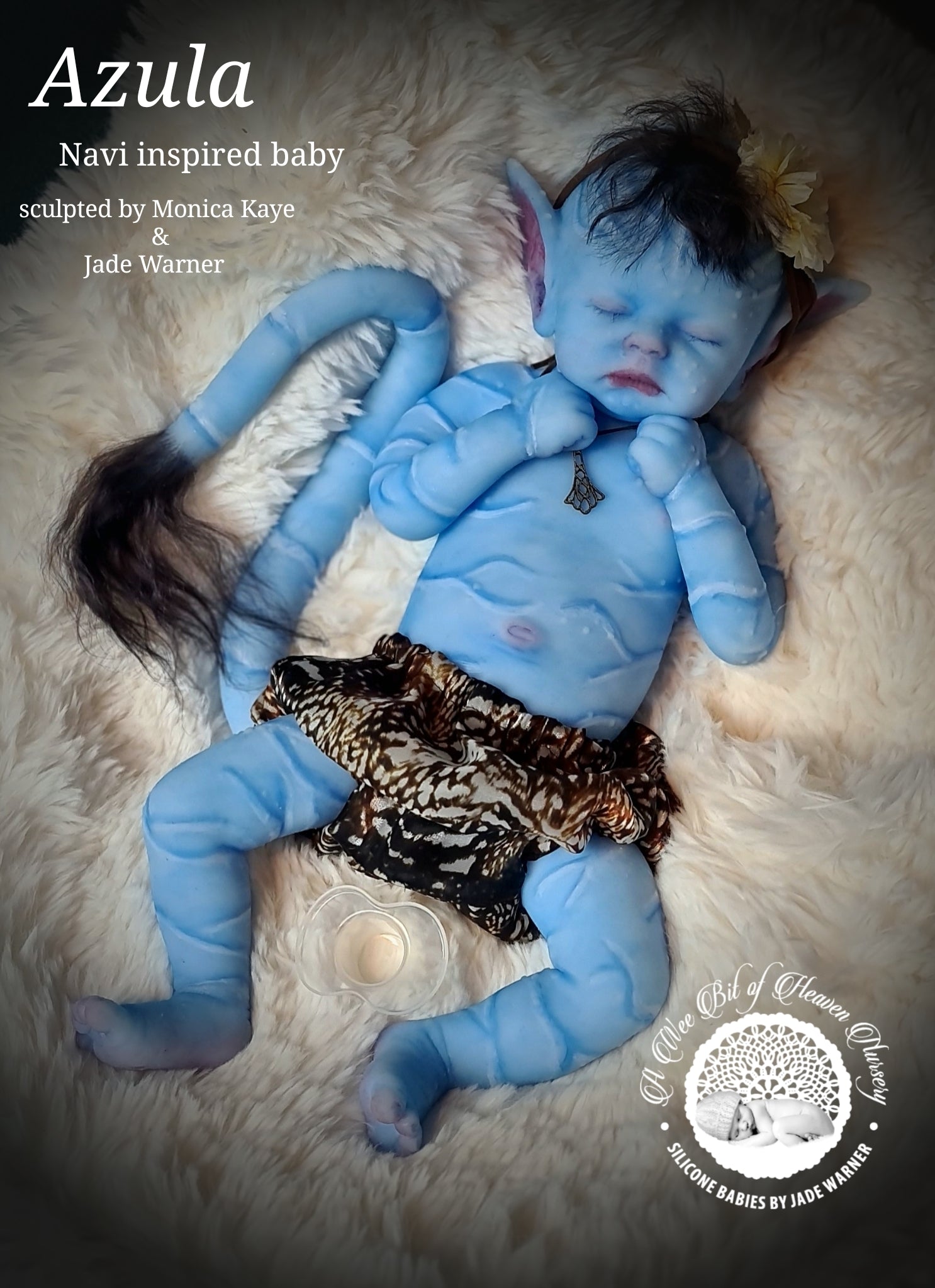 Azula Full Body Silicone Baby girl *Deposit ONLY*