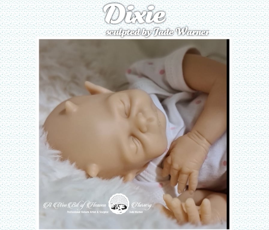 Dixie Vinyl Doll Kit by Jade Warner