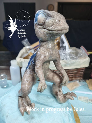 JulieAsaur Baby Dinosaur by Julie KissaBull - DEPOSIT ONLY