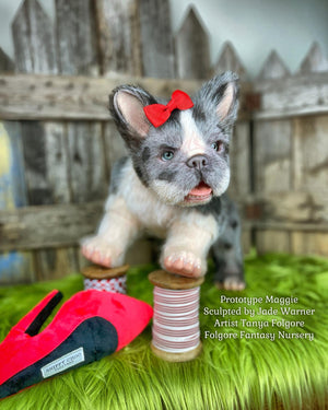 Maggie French Bulldog vinyl Kit by Jade Warner