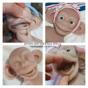 Silicone Full Body Baby Chimp Felberta  & Filbert