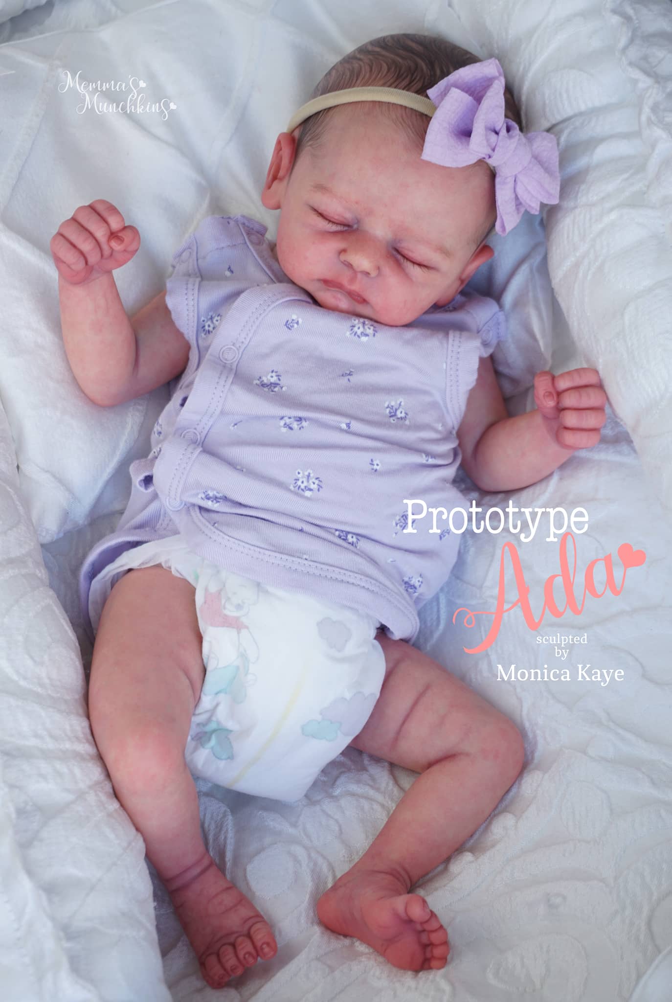 Ada Vinyl Doll Kit by Monica Kaye