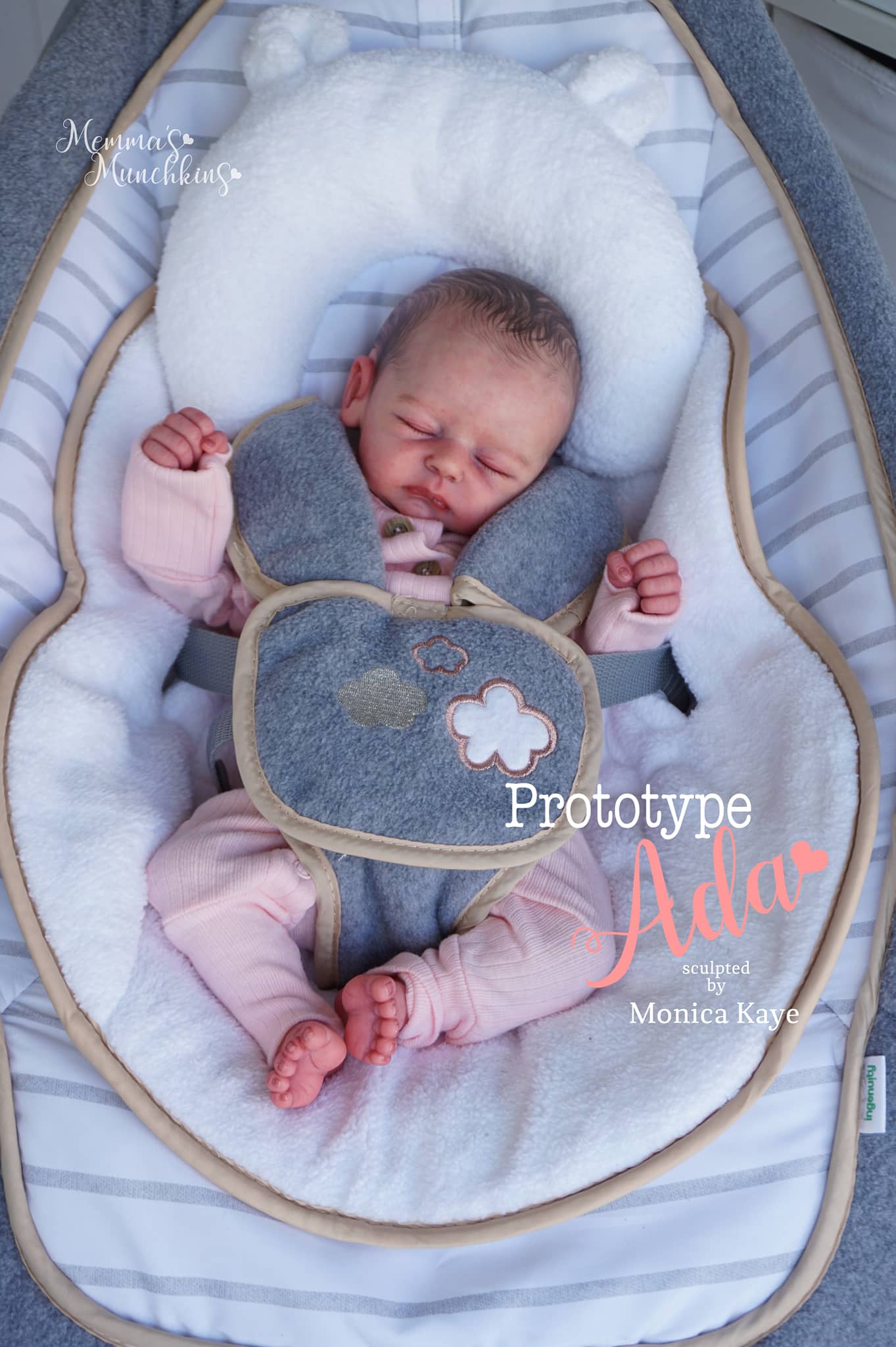 Ada Vinyl Doll Kit by Monica Kaye