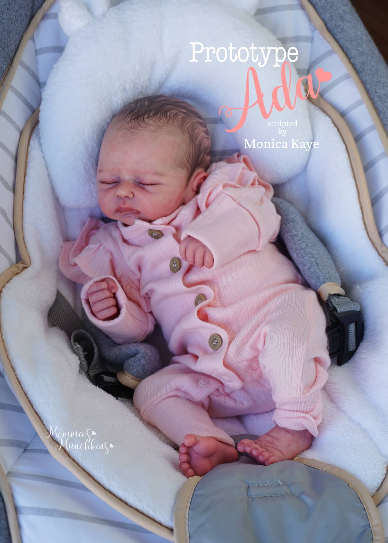 Ada Vinyl Doll Kit by Monica Kaye