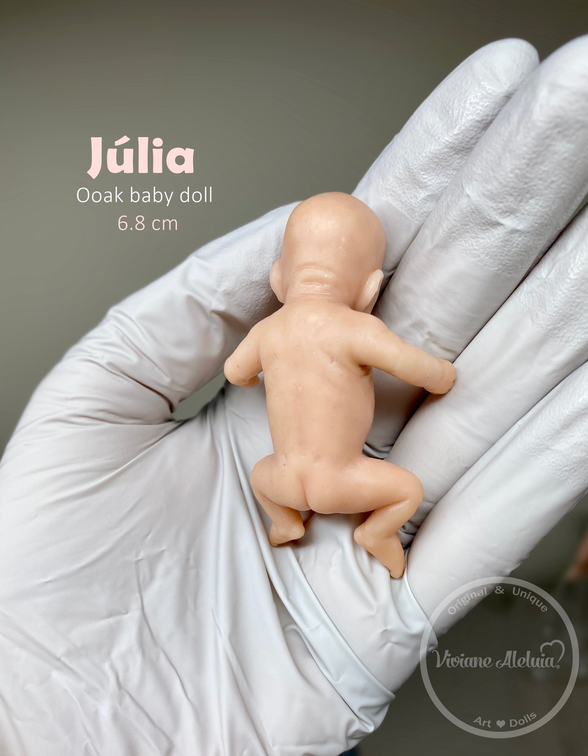 Julia Full Body Mini Silicone Baby by Viviane Aleluia