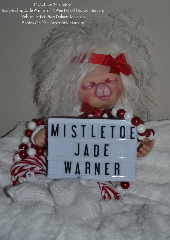 Mistletoe Hybrid Baby Mouse VINYL  HEAD ONLY
