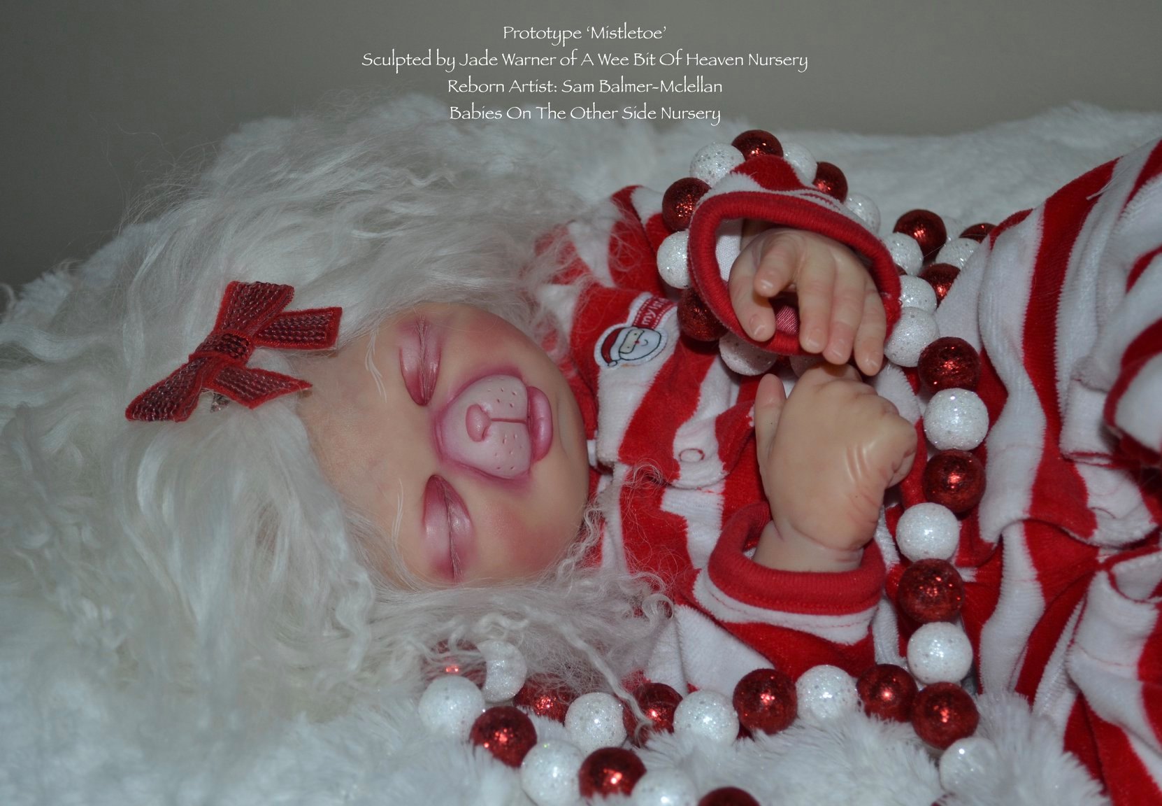 Mistletoe Hybrid Baby Mouse VINYL  HEAD ONLY