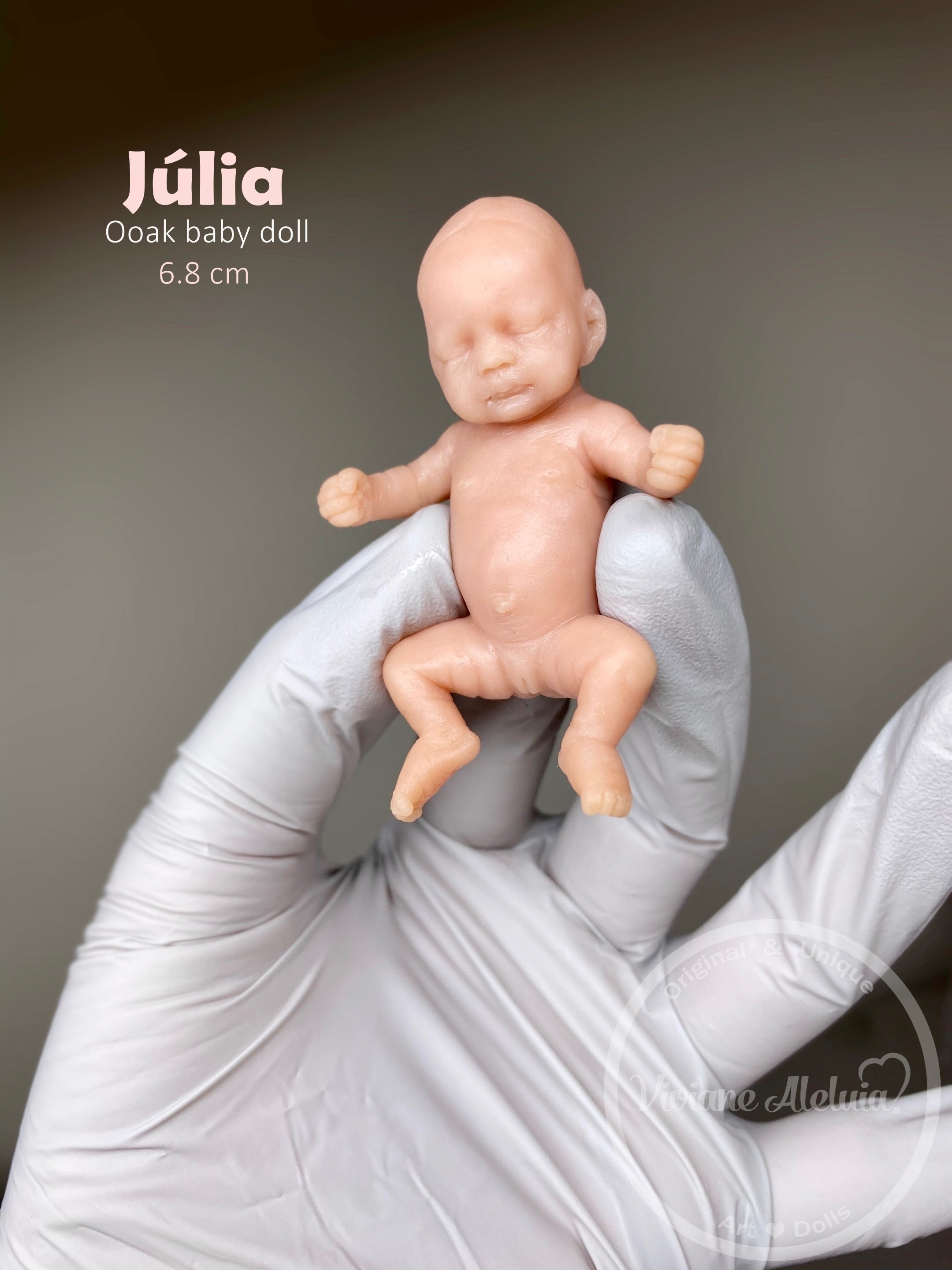 Julia Full Body Mini Silicone Baby by Viviane Aleluia