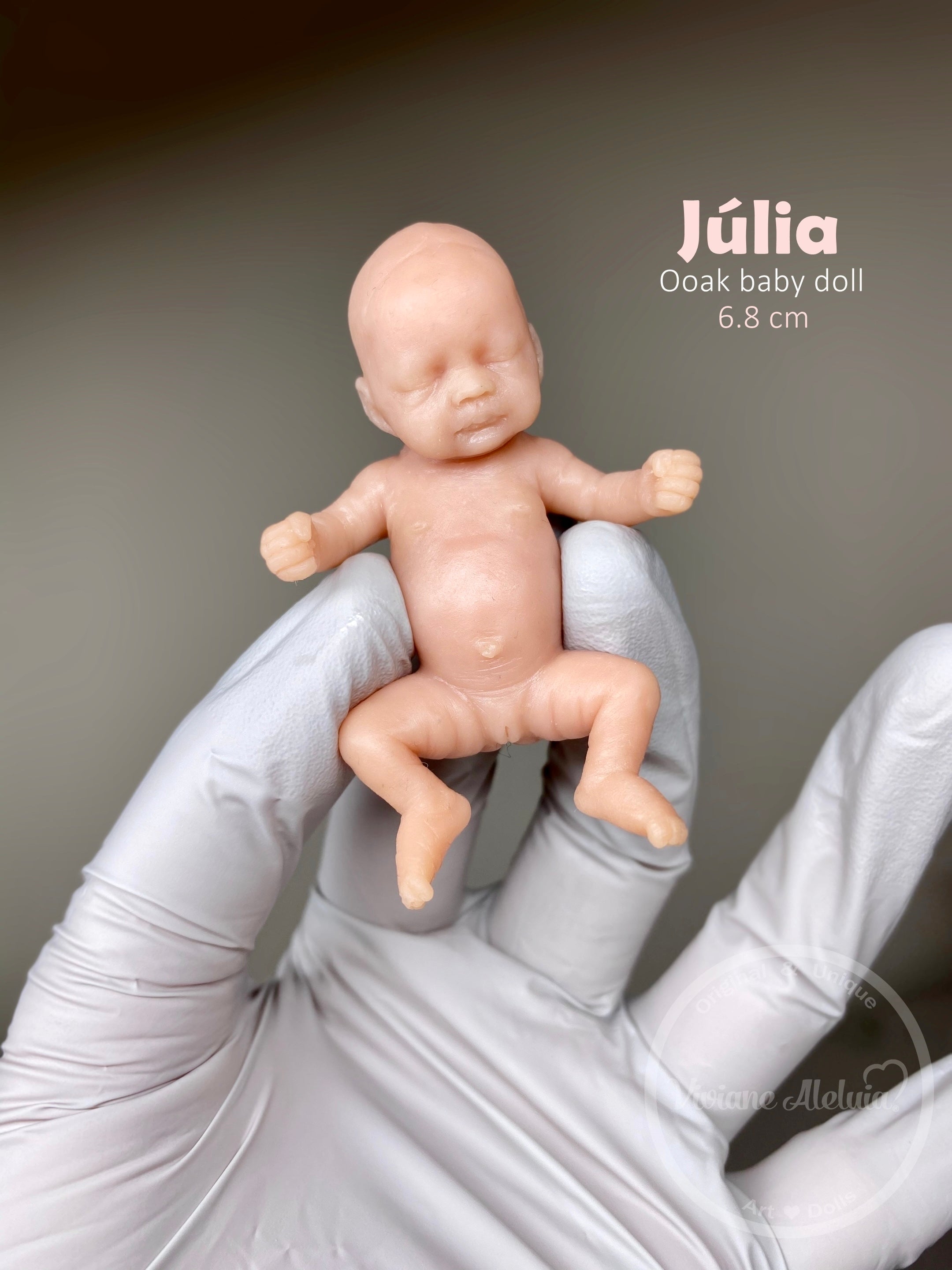 Julia Full Body Mini Silicone Baby by Viviane Aleluia