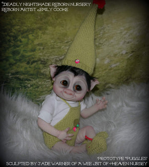 Puggles Baby Garden Gnome/Goblin