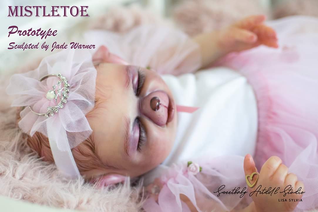 Mistletoe Hybrid Baby Mouse VINYL  HEAD ONLY