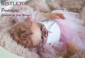 Mistletoe Hybrid Baby Mouse VINYL  HEAD ONLY