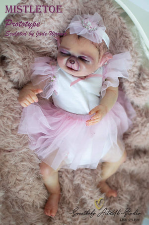 Mistletoe Hybrid Baby Mouse VINYL  HEAD ONLY
