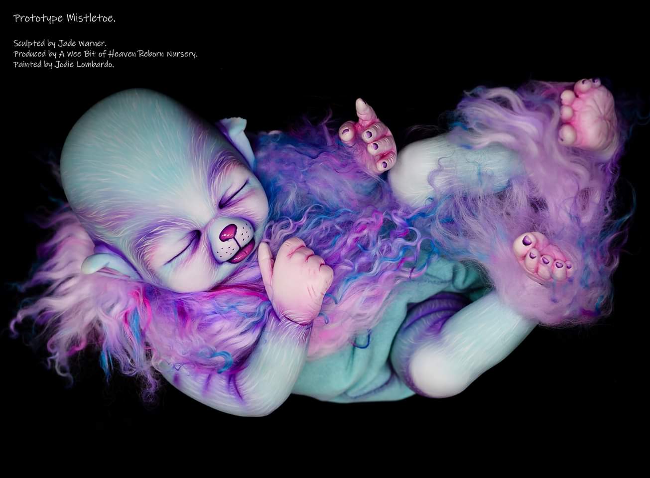 Mistletoe Hybrid Baby Mouse VINYL  HEAD ONLY