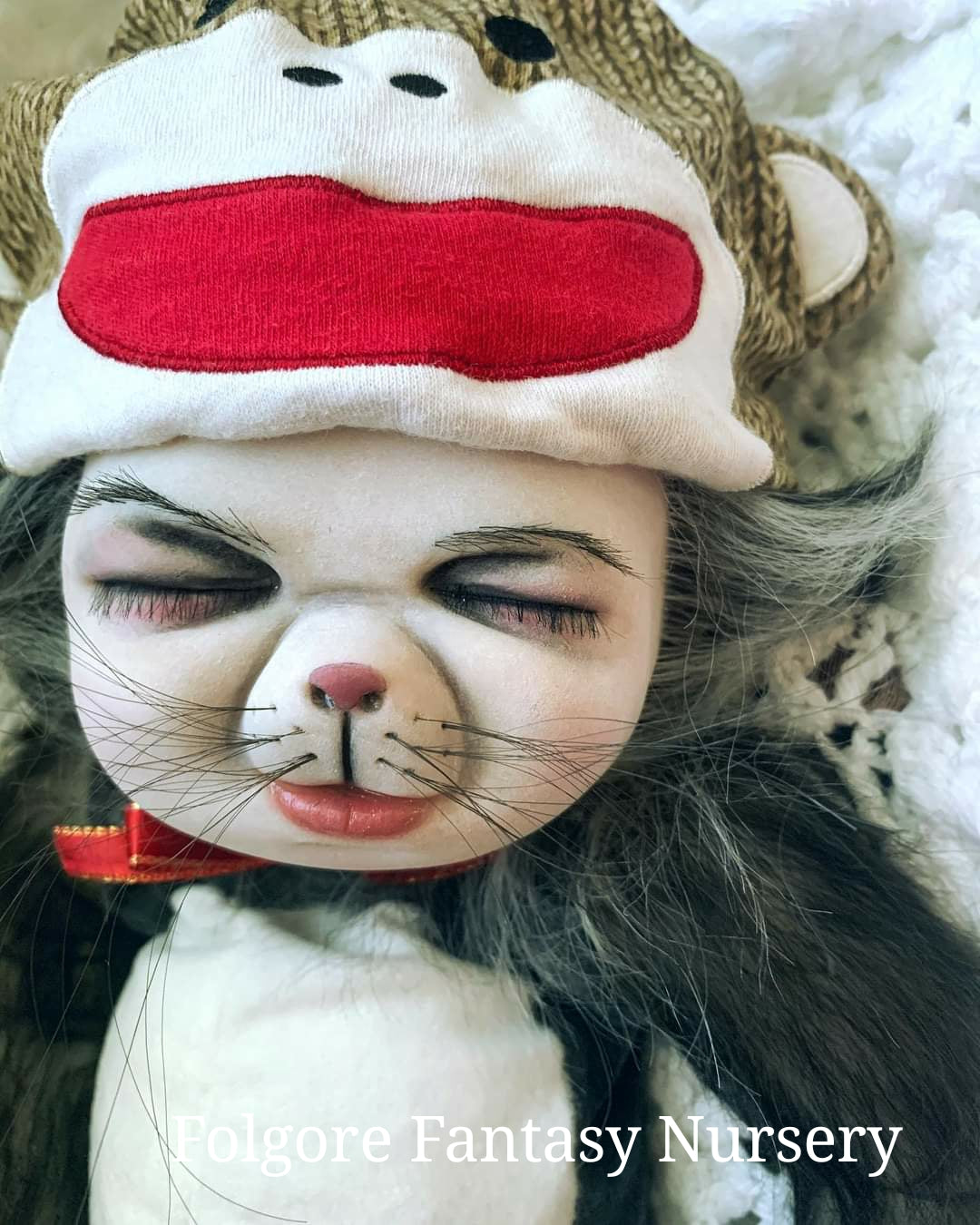 Mistletoe Hybrid Baby Mouse VINYL  HEAD ONLY